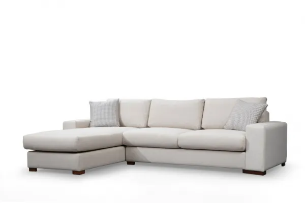 Hanah Home Rohová sedací souprava Loop 270 cm béžová levá