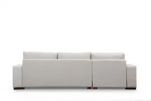 Hanah Home Rohová sedací souprava Loop 270 cm béžová levá