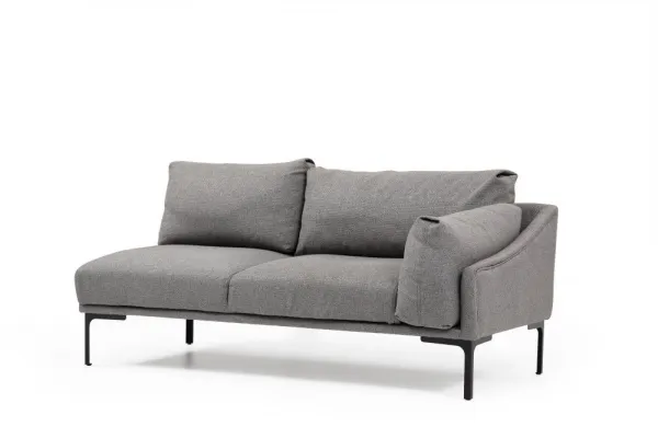 Hanah Home Rohová sedací souprava Leo 255 cm šedá levá