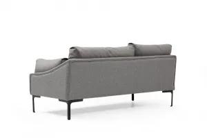 Hanah Home Rohová sedací souprava Leo 255 cm šedá levá