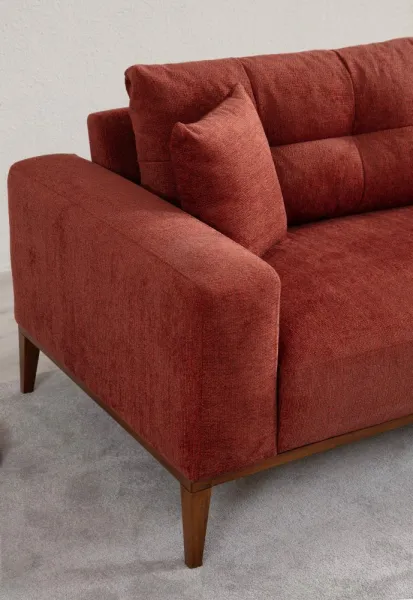 Trojmiestna rozkladacia pohovka Sinor 3 Seater - Tile Red