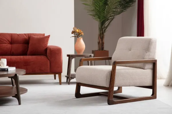 Trojmiestna rozkladacia pohovka Sinor 3 Seater - Tile Red