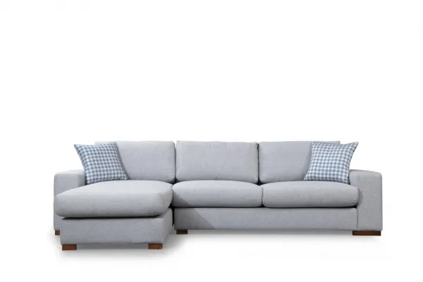Hanah Home Rohová sedací souprava Loop 290 cm šedá levá