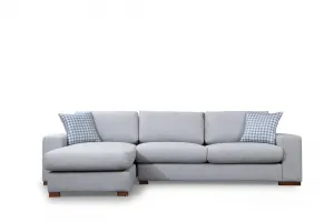 Hanah Home Rohová sedací souprava Loop 290 cm šedá levá
