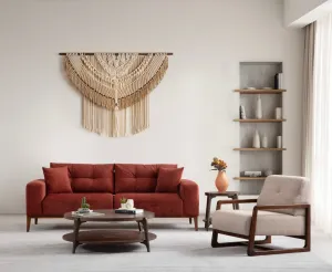 Kreslo ušiak Athena Bergere - Beige