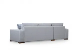 Hanah Home Rohová sedací souprava Loop 290 cm šedá levá