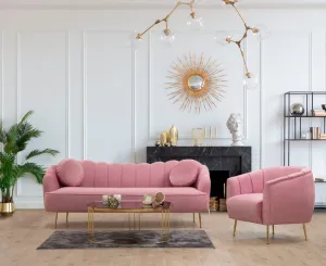 Kreslo ušiak Istiridye - Rose