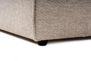Hanah Home Rohová sedací souprava Sora 430 cm pískově béžová pravá