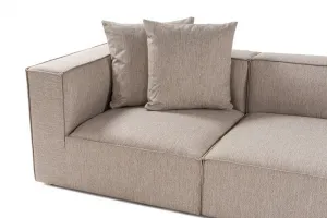 Hanah Home Rohová sedací souprava Sora 430 cm pískově béžová pravá