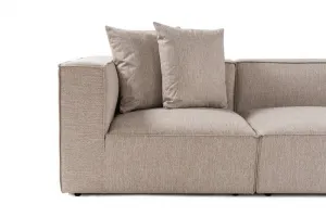 Hanah Home Rohová sedací souprava Sora 430 cm pískově béžová pravá
