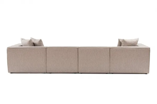 Hanah Home Rohová sedací souprava Sora 430 cm pískově béžová pravá