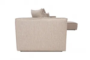 Hanah Home Rohová sedací souprava Sora 430 cm pískově béžová pravá