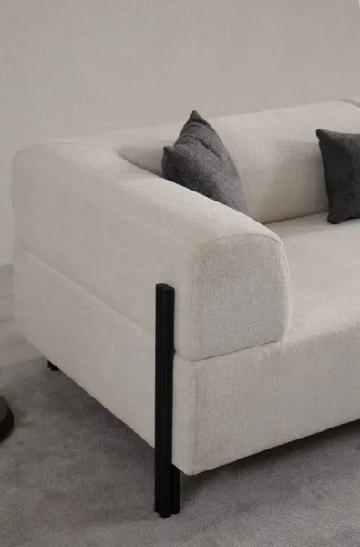Trojmiestna pohovka Gio 3 Seater - White