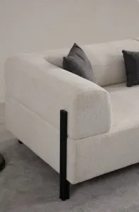 Trojmiestna pohovka Gio 3 Seater - White