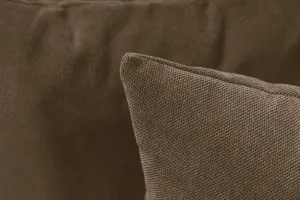 Hanah Home Rohová sedací souprava Sora 430 cm hnědá pravá