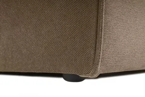 Hanah Home Rohová sedací souprava Sora 430 cm hnědá pravá