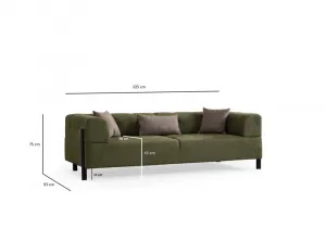 Trojmiestna pohovka Gio 3 Seater - Green