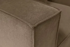 Hanah Home Rohová sedací souprava Sora 430 cm hnědá pravá