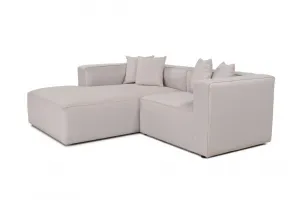 Rohová sedacia súprava / Rohová pohovka Mora XL Corner Right (L1-CHLRight) - Ecru