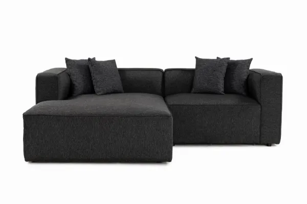 Rohová sedacia súprava / Rohová pohovka Mora XL Corner Right (L1-CHLRight) - Anthracite