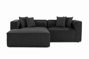 Rohová sedacia súprava / Rohová pohovka Mora XL Corner Right (L1-CHLRight) - Anthracite