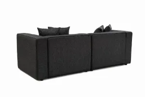 Rohová sedacia súprava / Rohová pohovka Mora XL Corner Right (L1-CHLRight) - Anthracite