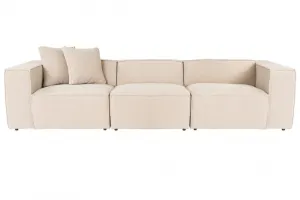 Trojmiestna pohovka Lora 3 Seater - Peach