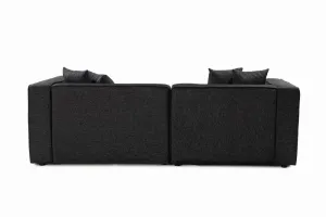 Rohová sedacia súprava / Rohová pohovka Mora XL Corner Right (L1-CHLRight) - Anthracite