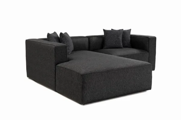Rohová sedacia súprava / Rohová pohovka Mora XL Corner Right (L1-CHLRight) - Anthracite