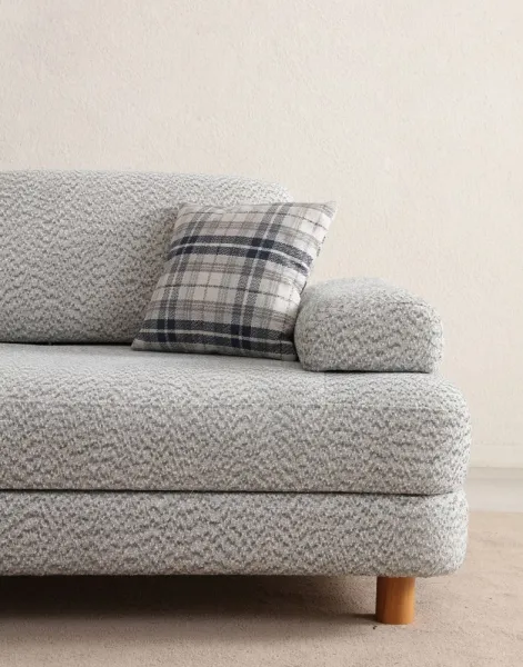 Trojmiestna rozkladacia pohovka Nice 3 Seater - Cream, Blue