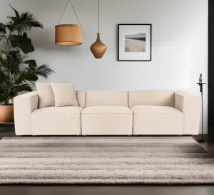 Trojmiestna pohovka Lora 3 Seater - Peach