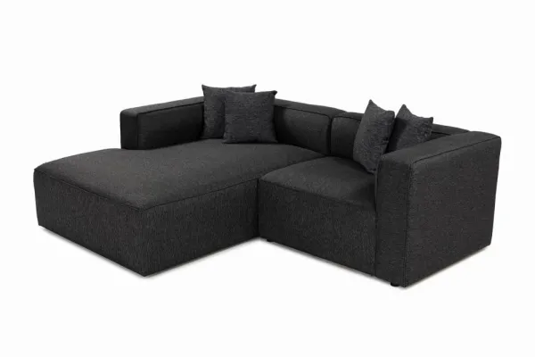 Rohová sedacia súprava / Rohová pohovka Mora XL Corner Right (L1-CHLRight) - Anthracite