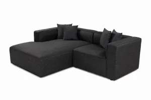 Rohová sedacia súprava / Rohová pohovka Mora XL Corner Right (L1-CHLRight) - Anthracite