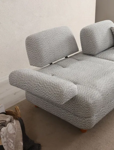 Trojmiestna rozkladacia pohovka Nice 3 Seater - Cream, Blue