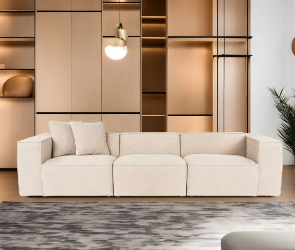 Trojmiestna pohovka Lora 3 Seater - Peach