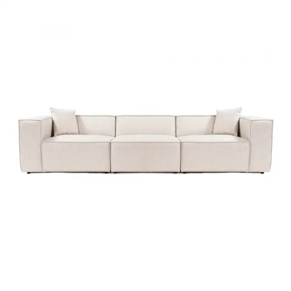 Trojmiestna pohovka Lora 3 Seater - Light Brown