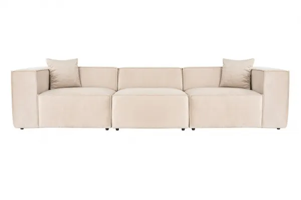 Trojmiestna pohovka Lora 3 Seater - Cream