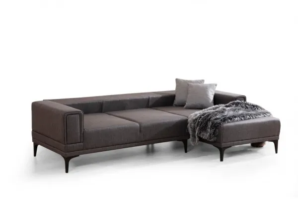 Rohová rozkladacia pohovka Horizon Right - Dark Grey