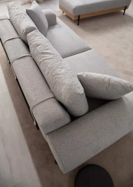 Trojmiestna pohovka Eti Oak 3 Seater -Grey
