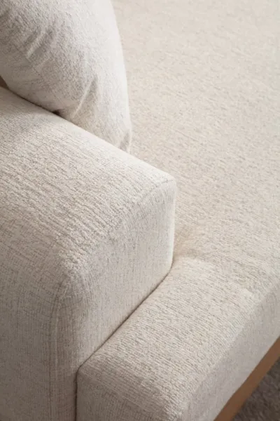 Trojmiestna pohovka Eti Oak 3 Seater - White