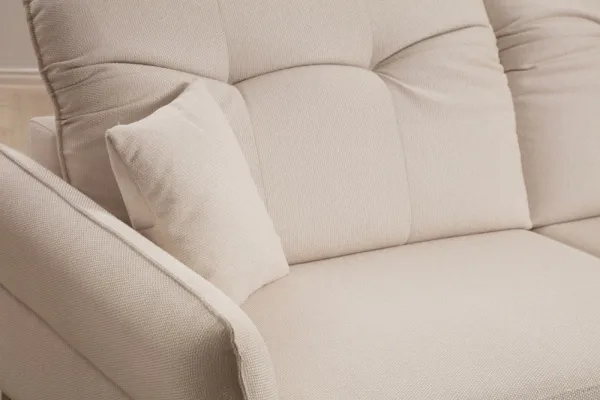 Trojmiestna pohovka Costor White - 3