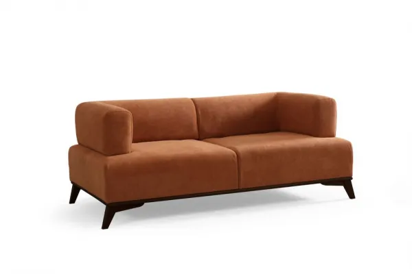 Dvojmiestna pohovka Hera - Orange, Black