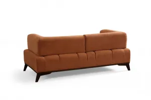 Dvojmiestna pohovka Hera - Orange, Black
