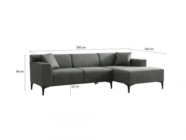 Rohová sedacia súprava / Rohová pohovka New Petra R Corner - Green