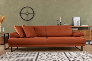 Trojmiestna rozkladacia pohovka Mustang - Orange