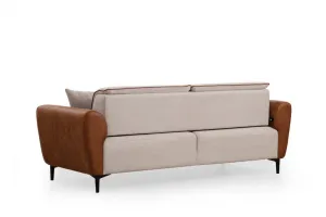 Trojmiestna rozkladacia pohovka Aren - Beige, Cinnamon