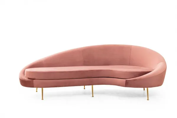 Trojmiestna pohovka Eses Right - Pink