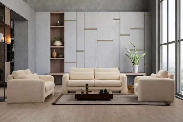 Kreslo ušiak Lily Beige - Wing
