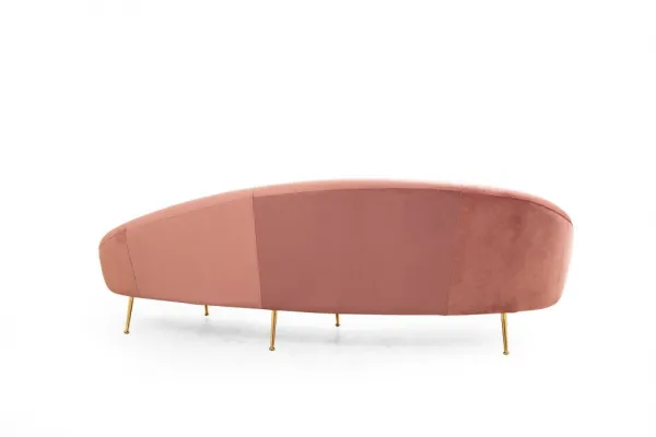 Trojmiestna pohovka Eses Left - Pink