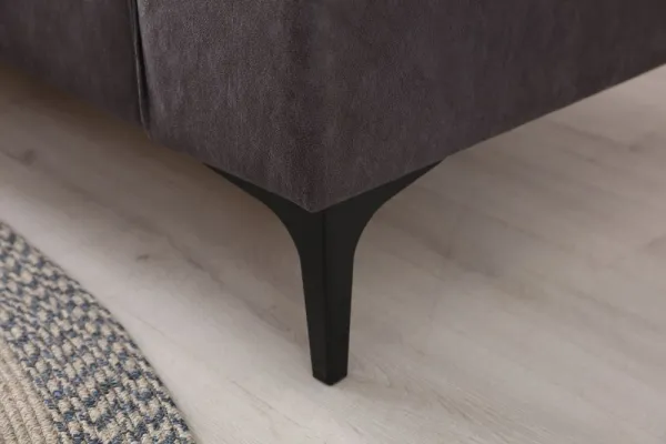 Rohová sedacia súprava / Rohová pohovka New Petra L Corner - Anthracite